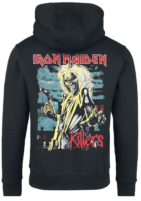 Sweat-shirt à capuche  de Iron Maiden - Logo - L à XXL - pour Homme - noir - Iron Maiden - View 2