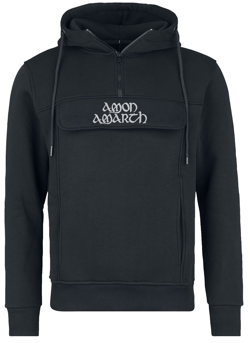 Sweat-shirt à capuche  de Amon Amarth - Logo - S à XXL - pour Homme - noir - Amon Amarth