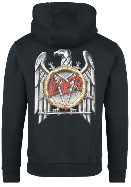 Sweat-shirt à capuche  de Slayer - Logo - S à 3XL - pour Homme - noir - Slayer - View 2
