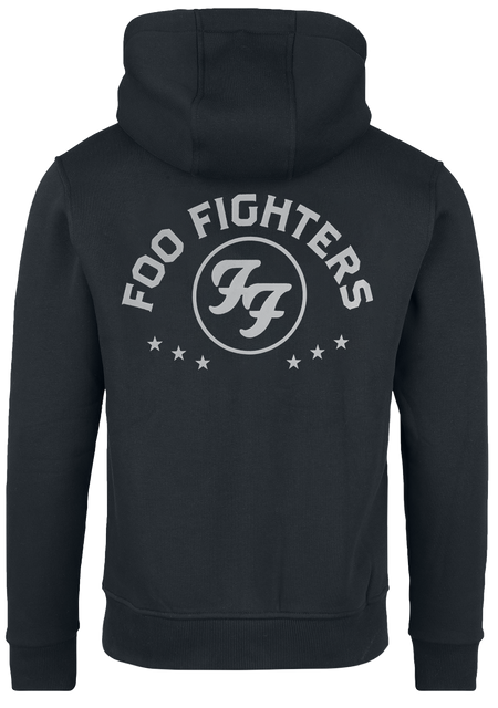 Sweat-shirt à capuche  de Foo Fighters - Logo - M à XXL - pour Homme - noir - Foo Fighters - View 2