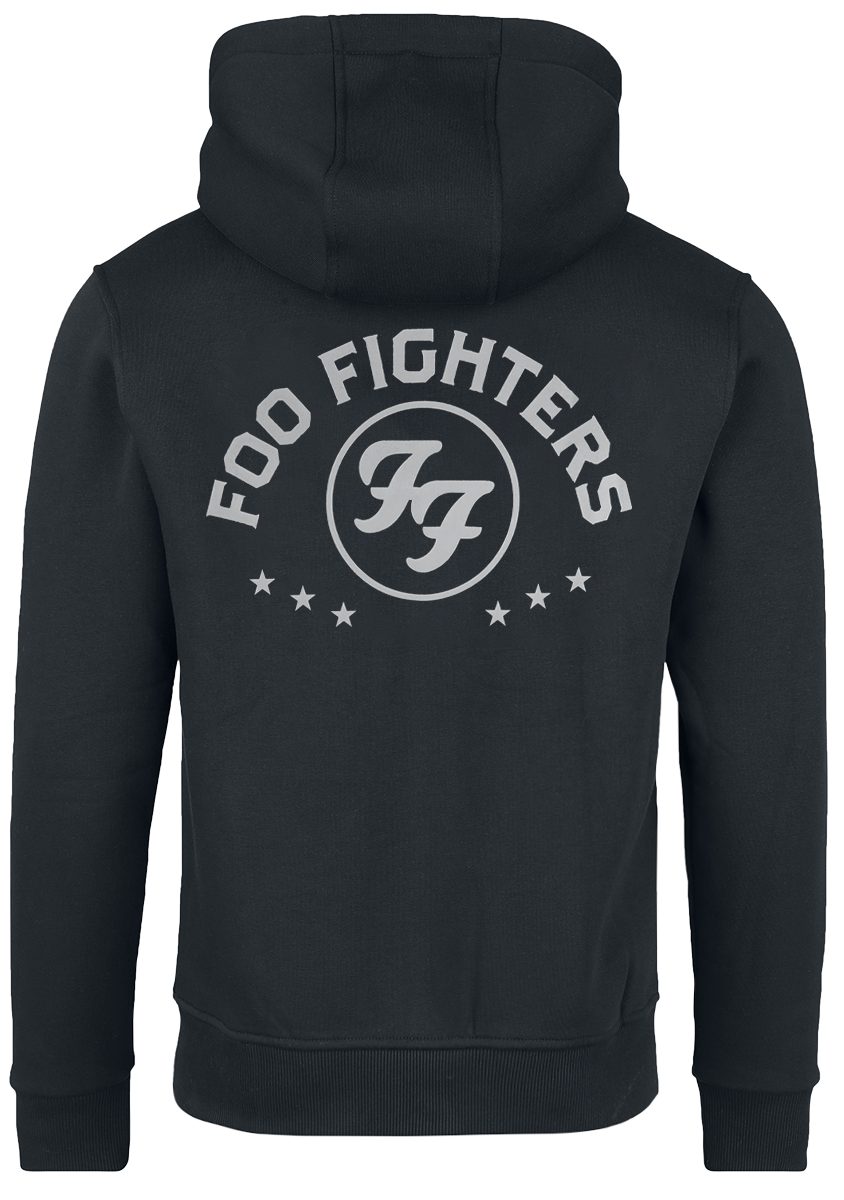 Sweat-shirt à capuche  de Foo Fighters - Logo - M à XXL - pour Homme - noir - Foo Fighters - View 2