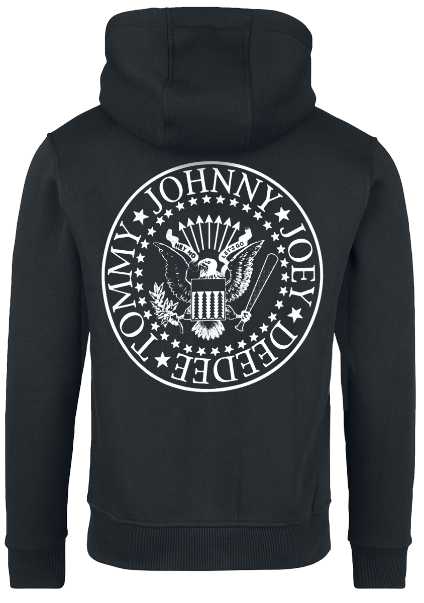 Sweat-shirt à capuche  de Ramones - Logo - S à 3XL - pour Homme - noir - Ramones - View 2