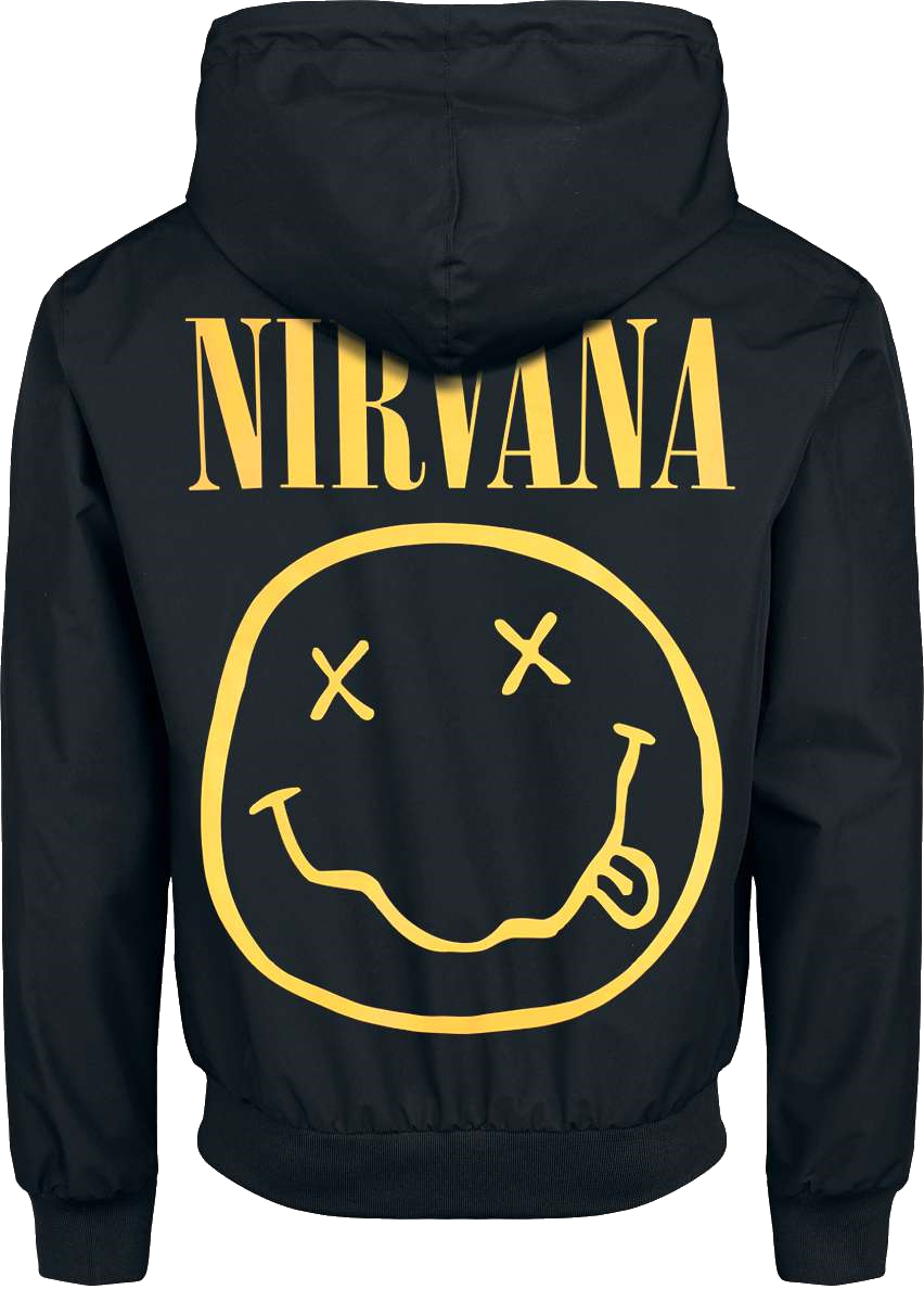 Coupe-vent  de Nirvana - Logo - L à XXL - pour Homme - noir - Nirvana - View 2