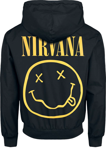 Coupe-vent  de Nirvana - Logo - L à XXL - pour Homme - noir - Nirvana - View 2