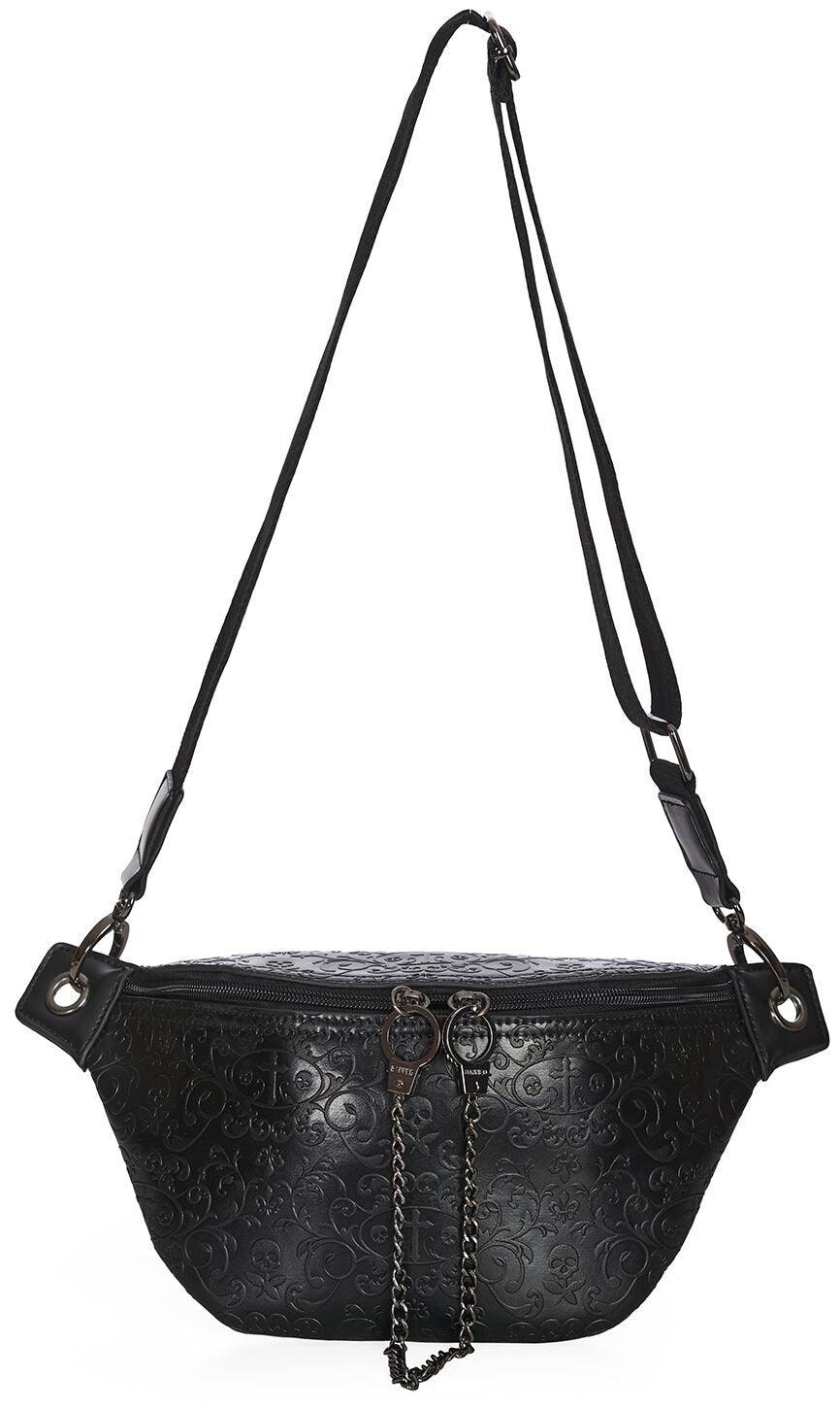 Sac Banane Gothic de Banned Alternative - Damien Embossed - pour Femme - noir - Banned Alternative