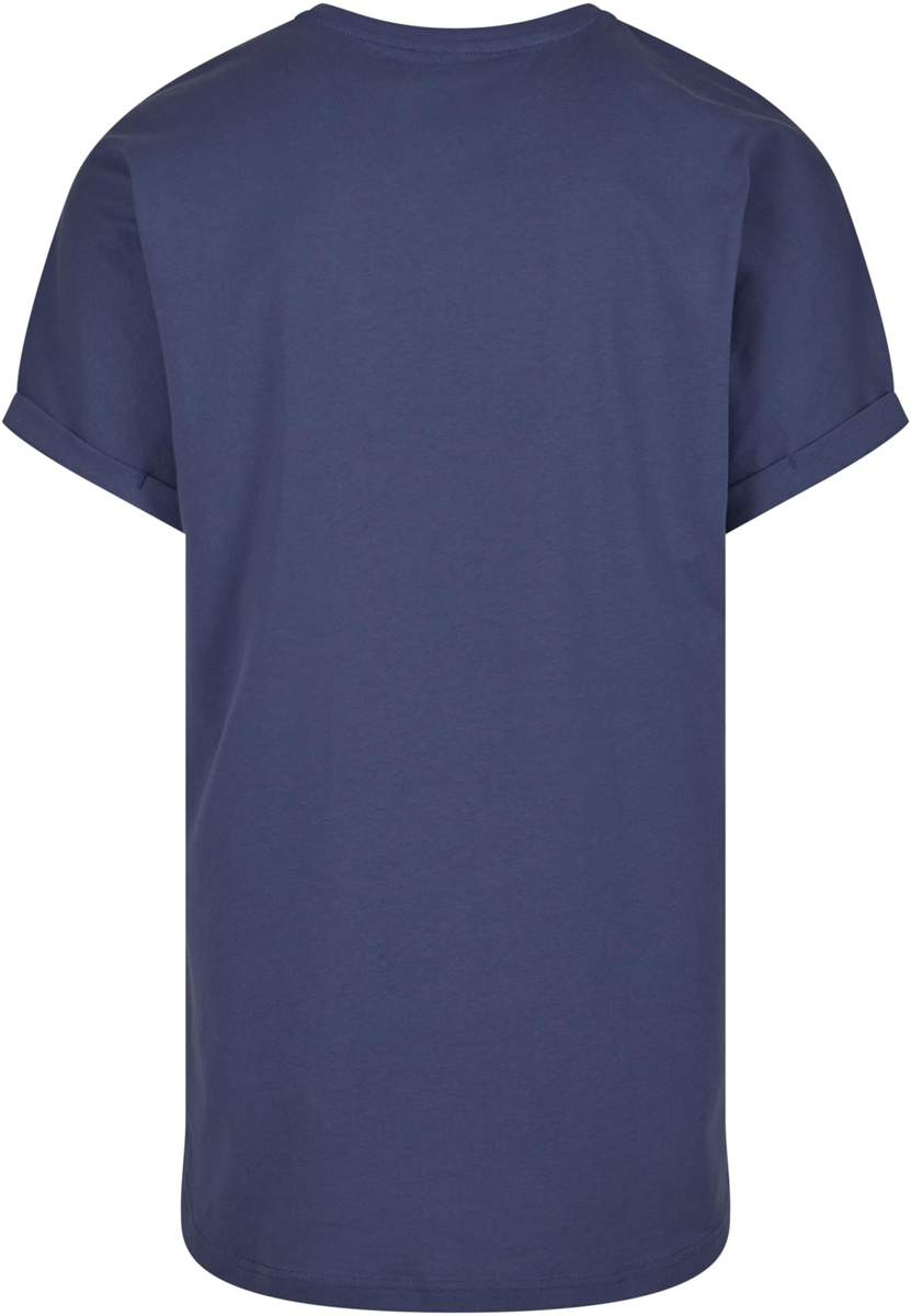 T-Shirt Manches courtes  de Urban Classics - T-Shirt Long Manches Retroussées - M - pour Homme - bleu - Urban Classics - View 2