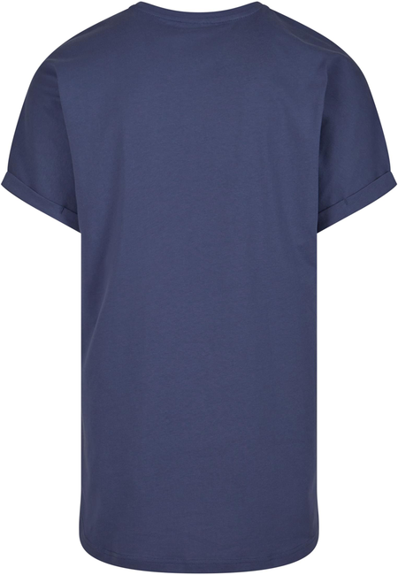 T-Shirt Manches courtes  de Urban Classics - T-Shirt Long Manches Retroussées - S à M - pour Homme - bleu - Urban Classics - View 2
