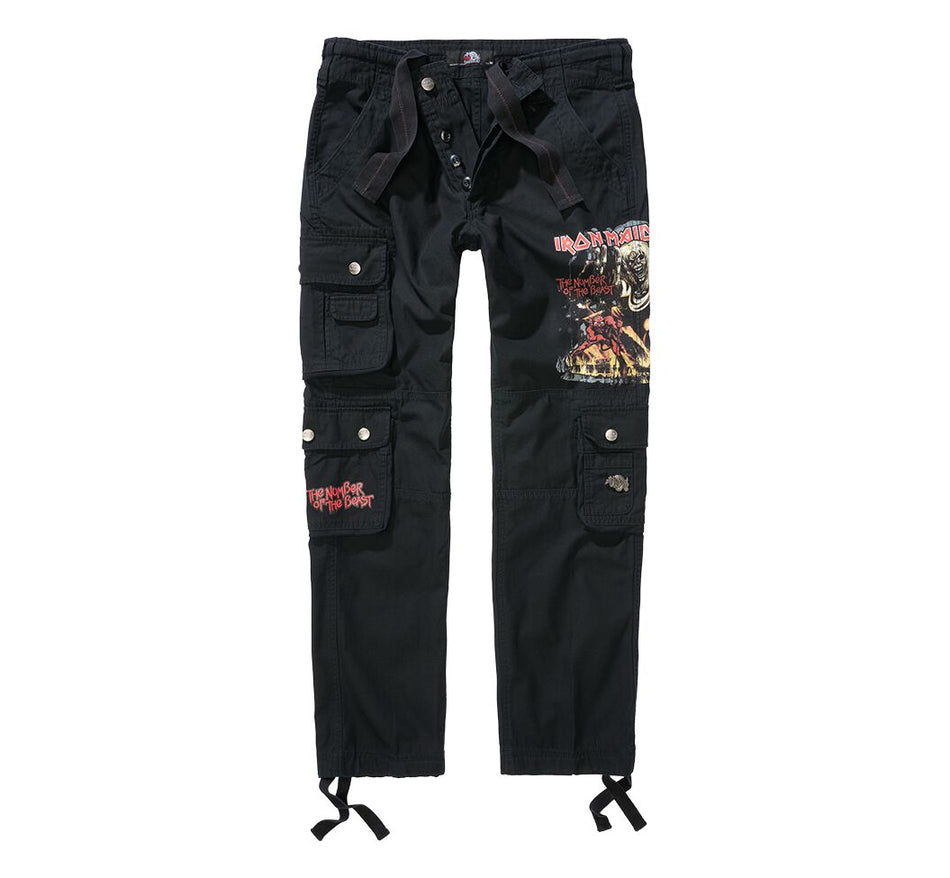 Pantalon Cargo  de Iron Maiden - Pure Slim Trousers - M à 5XL - pour Homme - noir - Iron Maiden