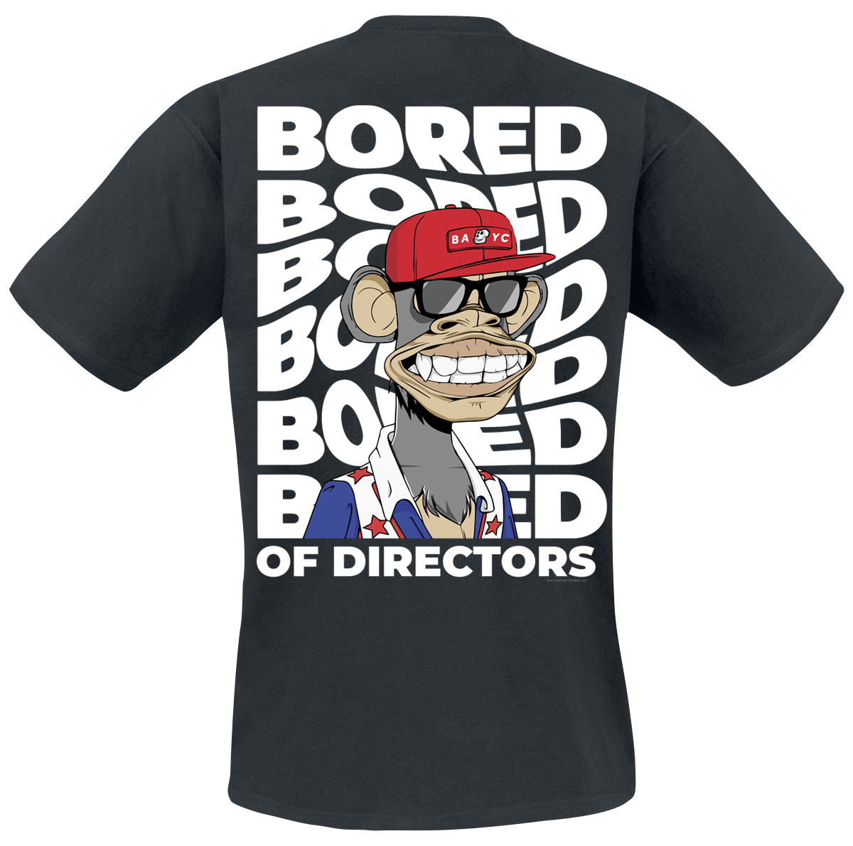 T-Shirt Manches courtes  de Bored Of Directors - Bored Daytona - M - pour Homme - noir - Bored Of Directors - View 2