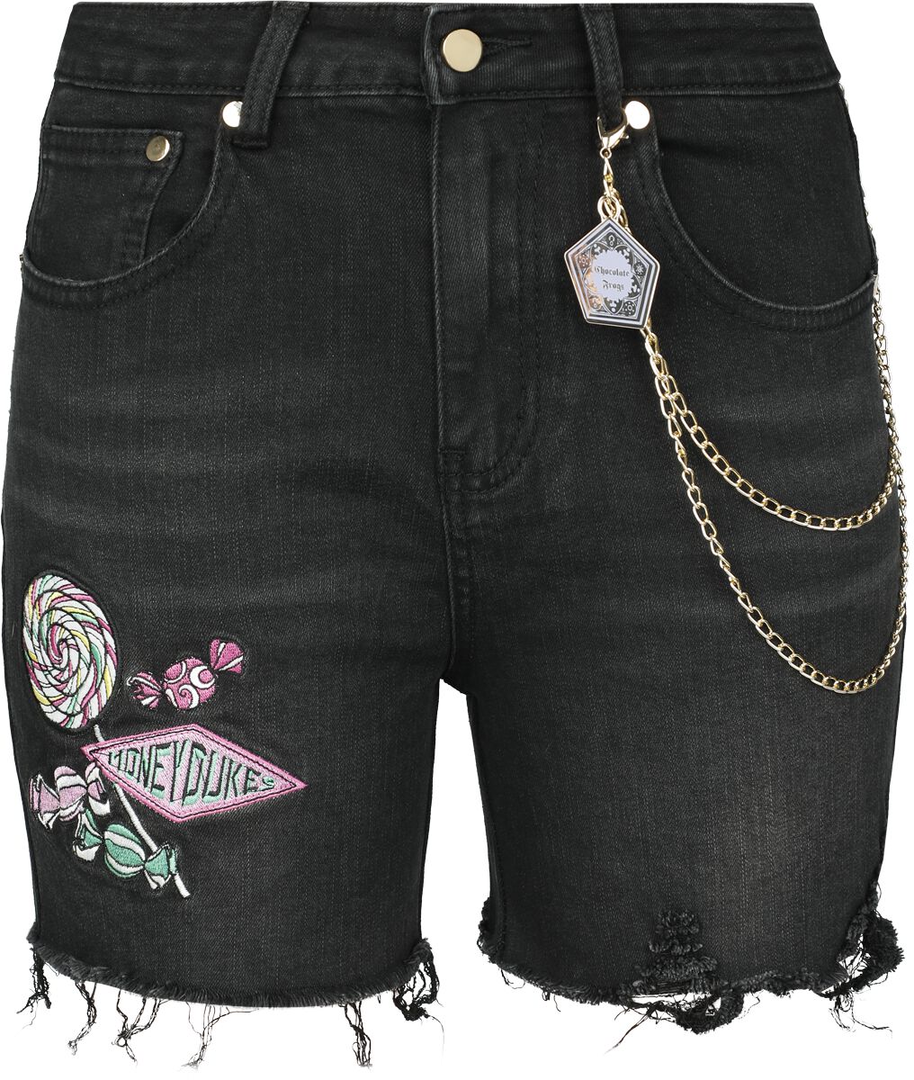Short  de Harry Potter - Honeydukes - 27 à 28 - pour Femme - jean noir - Harry Potter