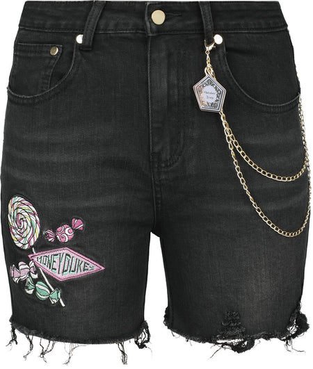 Short  de Harry Potter - Honeydukes - 27 à 28 - pour Femme - jean noir - Harry Potter