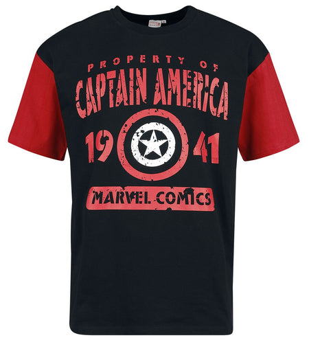 T-Shirt Manches courtes Disney de Captain America - Captain America 1941 - T-shirt - S à XXL - pour Homme - multicolore - Captain America