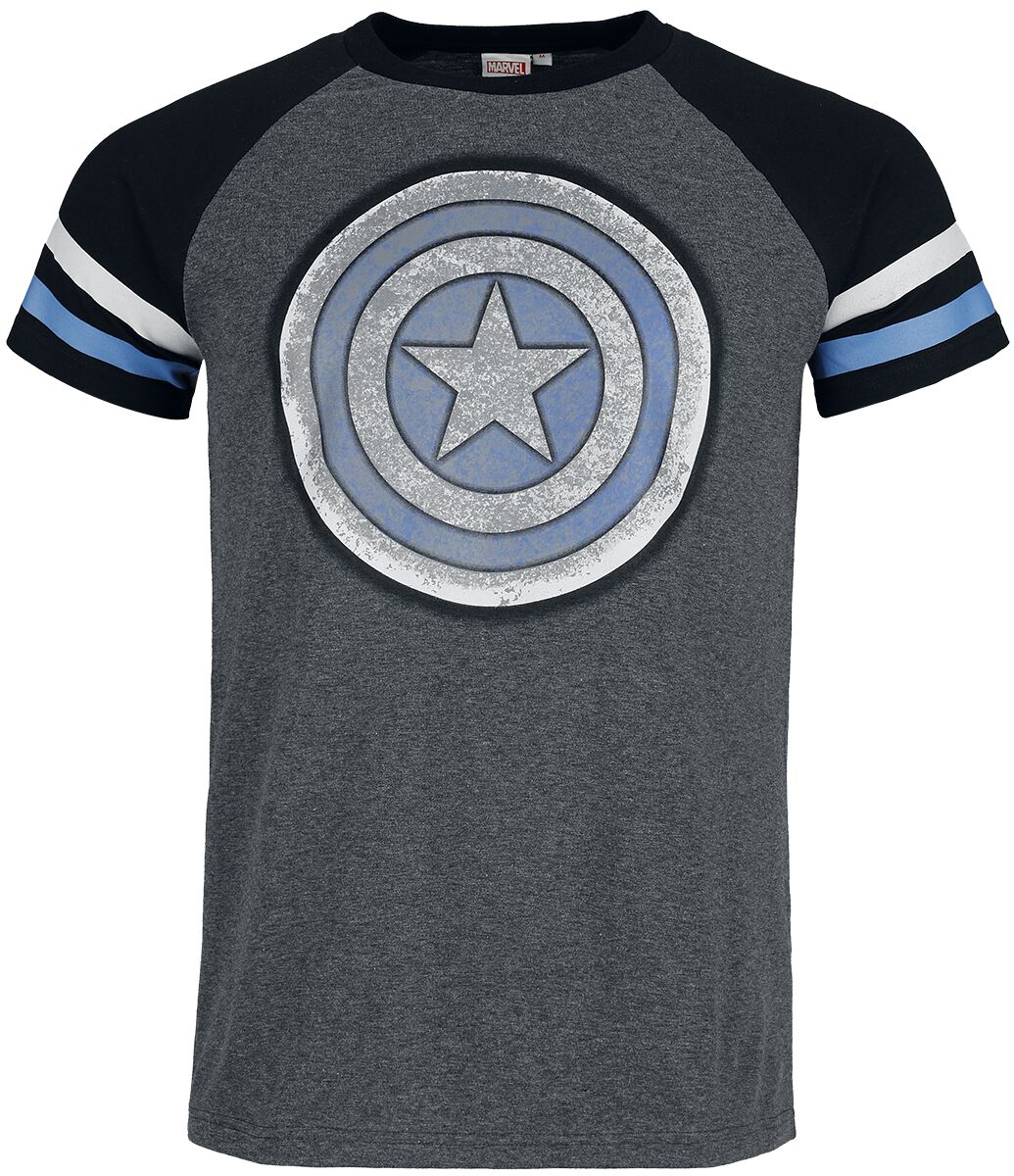 T-Shirt Manches courtes Disney de Captain America - Captain America Shield - XL à XXL - pour Homme - multicolore - Captain America