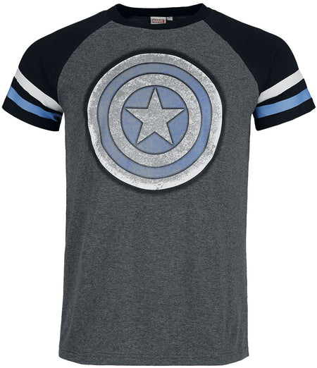 T-Shirt Manches courtes Disney de Captain America - Captain America Shield - XL à XXL - pour Homme - multicolore - Captain America