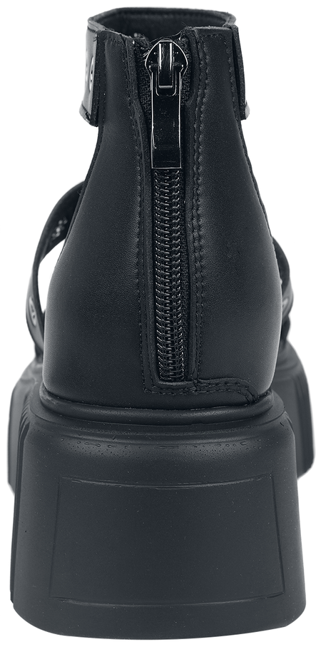 Tongs Gothic de Altercore - Piper Vegan - EU39 - pour Femme - noir - Altercore - View 2
