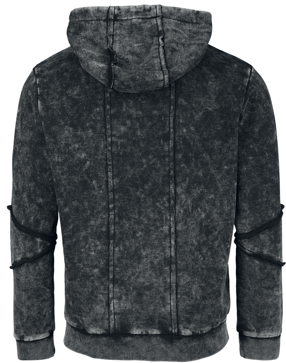Sweat-shirt zippé à capuche  de Black Premium by EMP - Mask Of Sanity - S à XXL - pour Homme - noir - Black Premium by EMP - View 2