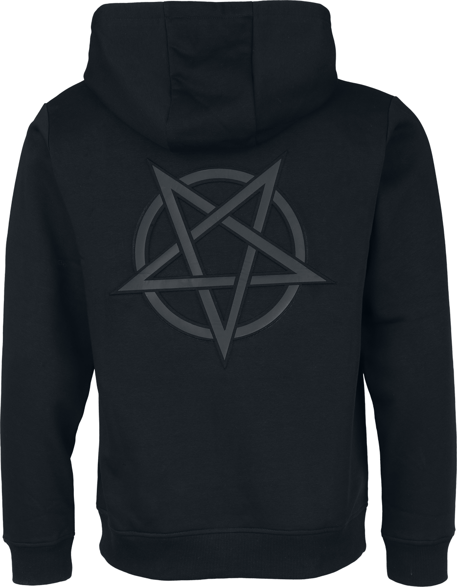 Sweat-shirt zippé à capuche Gothic de Gothicana by EMP - Mask Of Sanity - S à XL - pour Homme - noir - Gothicana by EMP - View 2