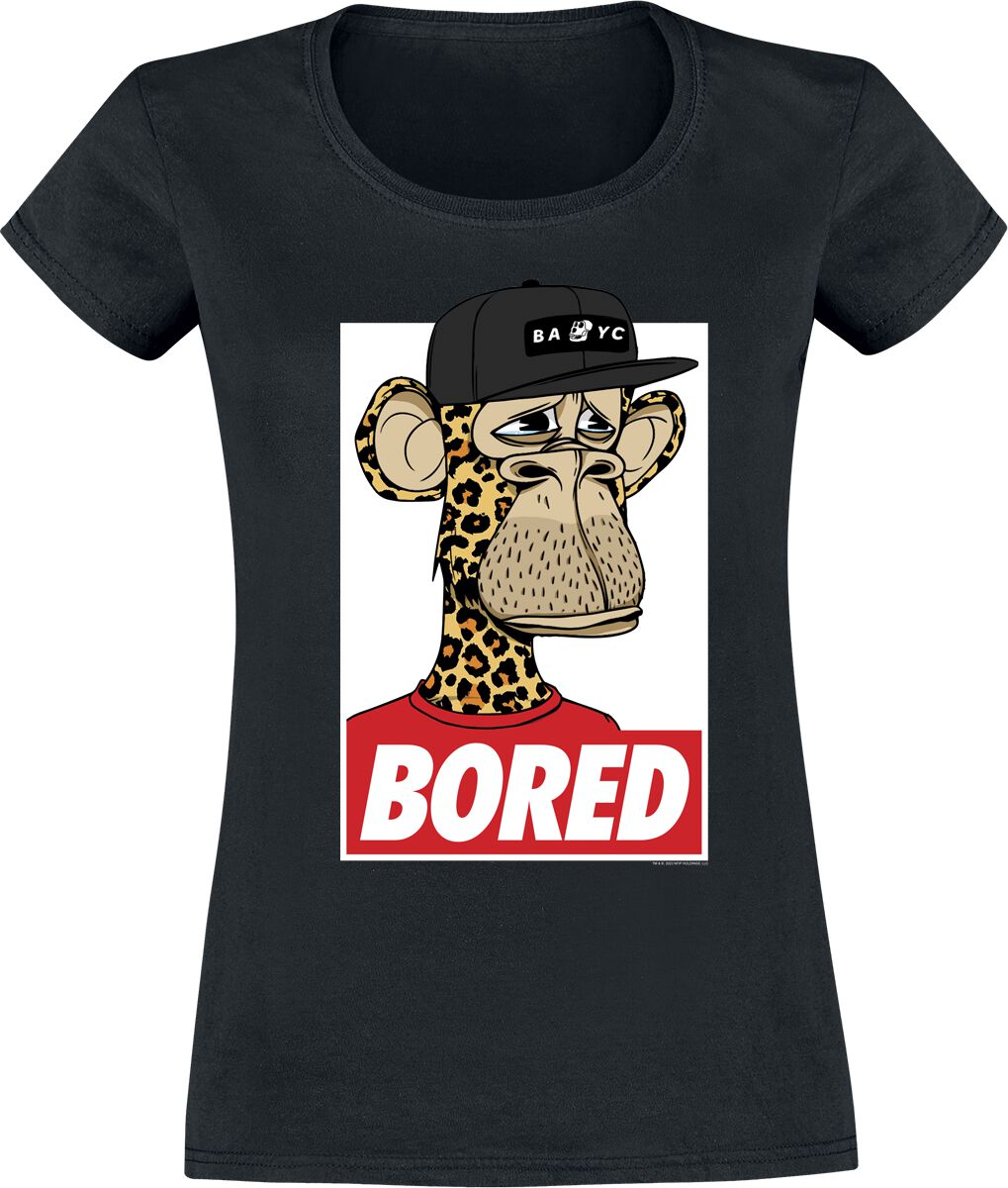 T-Shirt Manches courtes  de Bored Of Directors - Banksy - S - pour Femme - noir - Bored Of Directors