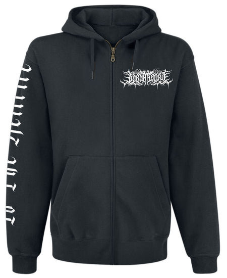 Sweat-shirt zippé à capuche  de Lorna Shore - To The Hellfire - S à XXL - pour Homme - noir - Lorna Shore