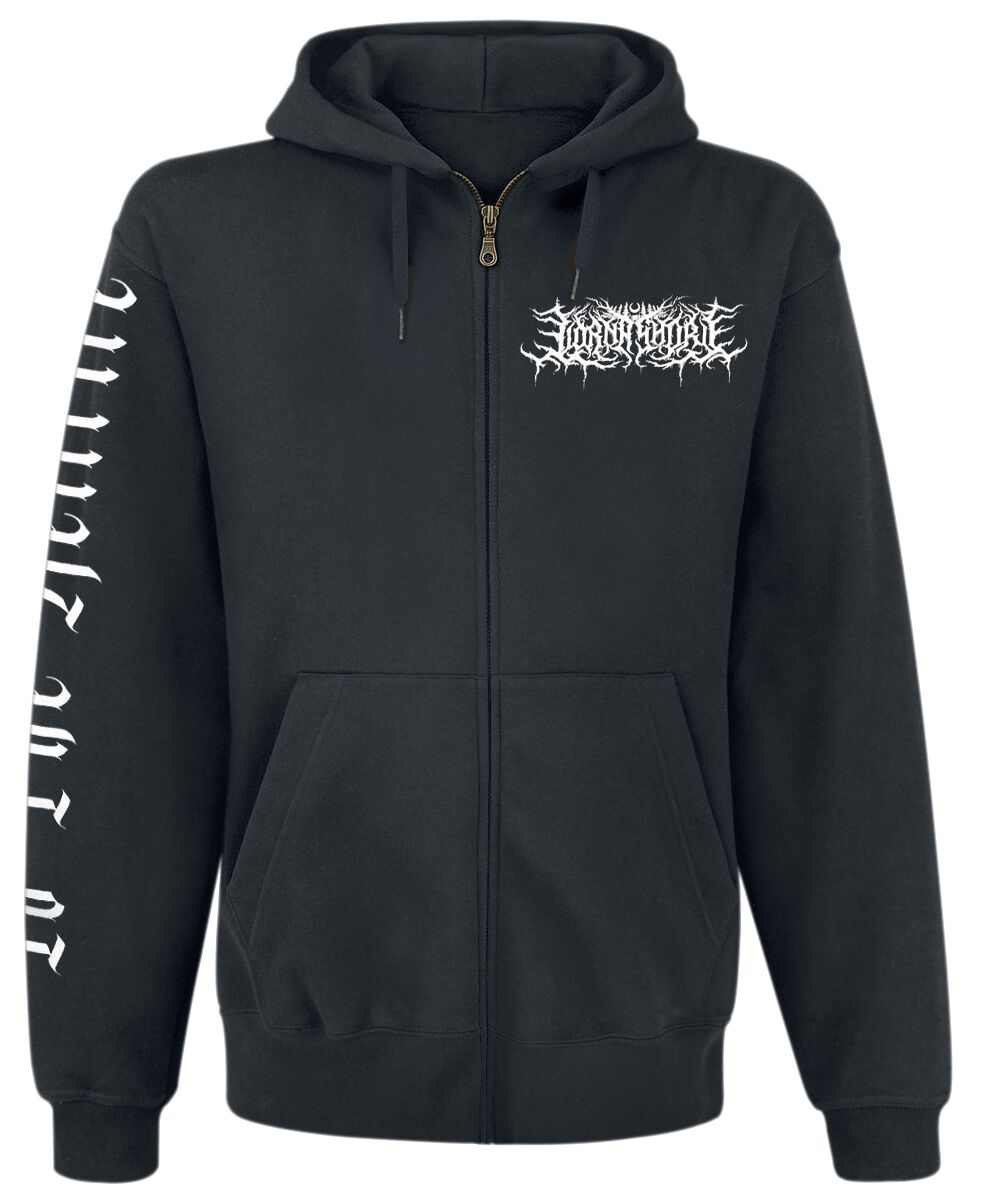 Sweat-shirt zippé à capuche  de Lorna Shore - To The Hellfire - S à XXL - pour Homme - noir - Lorna Shore