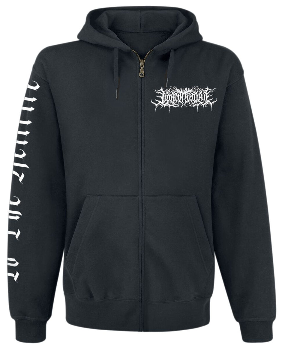 Sweat-shirt zippé à capuche  de Lorna Shore - To The Hellfire - S à XXL - pour Homme - noir - Lorna Shore