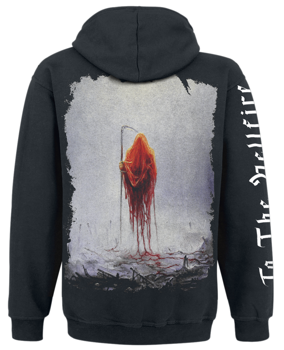 Sweat-shirt zippé à capuche  de Lorna Shore - To The Hellfire - S à XXL - pour Homme - noir - Lorna Shore - View 2