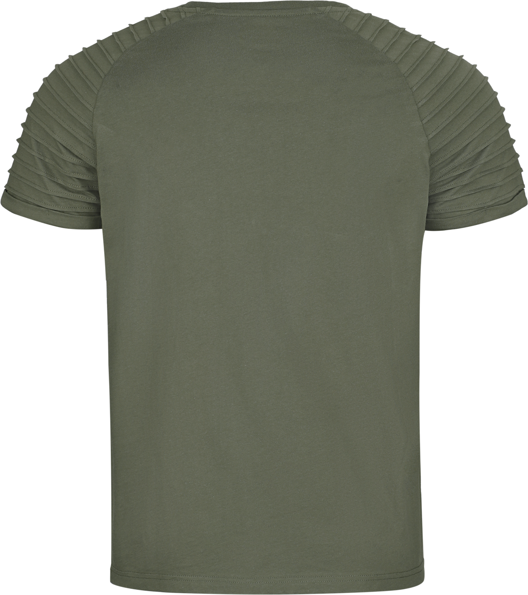 T-Shirt Manches courtes  de RED by EMP - T-Shirt Avec Plis Décoratifs - M à XXL - pour Homme - olive - RED by EMP - View 2