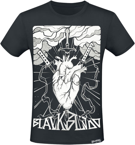 T-Shirt Manches courtes  de Black Blood by Gothicana - M à XXL - pour Homme - noir - Black Blood by Gothicana