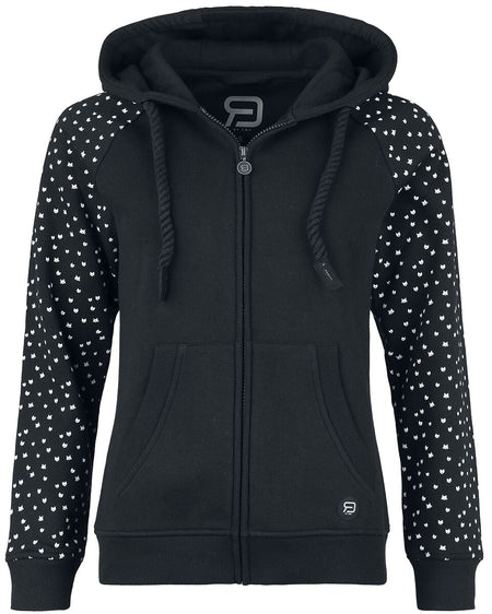 Sweat-shirt zippé à capuche  de RED by EMP - Veste à Capuche - S à XXL - pour Femme - noir - RED by EMP