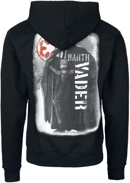 Sweat-shirt zippé à capuche Disney de Star Wars - Useless To Resist - S à XL - pour Homme - noir - Star Wars - View 2