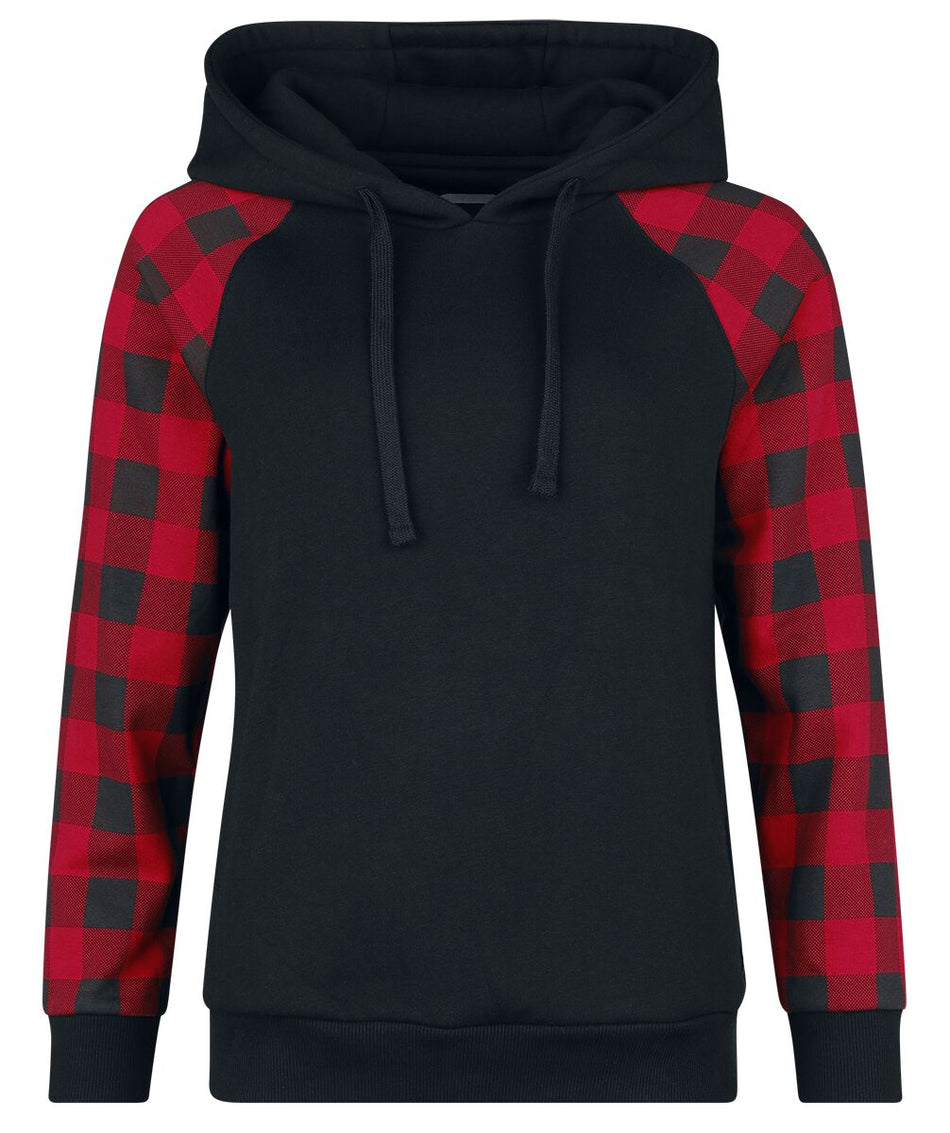 Sweat-shirt à capuche  de RED by EMP - Stay Different - S à L - pour Femme - noir/rouge - RED by EMP