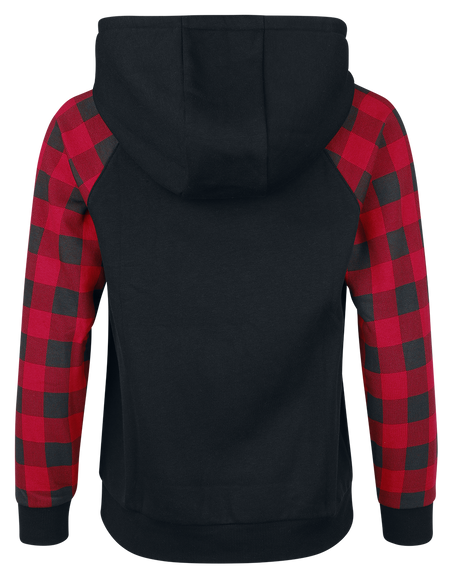 Sweat-shirt à capuche  de RED by EMP - Stay Different - S à L - pour Femme - noir/rouge - RED by EMP - View 2