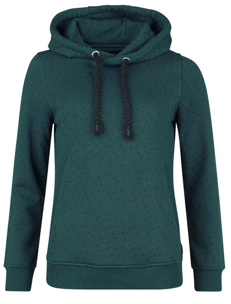Sweat-shirt à capuche  de RED by EMP - Sweat à Cpauche Imprimé Intégral - S à XL - pour Femme - vert foncé - RED by EMP