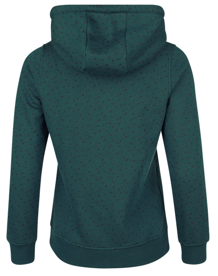Sweat-shirt à capuche  de RED by EMP - Sweat à Cpauche Imprimé Intégral - S à XL - pour Femme - vert foncé - RED by EMP - View 2
