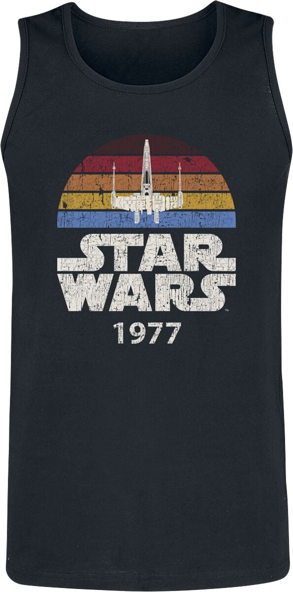 Débardeur Disney de Star Wars - X-Wing 1977 - S à XXL - pour Homme - noir - Star Wars