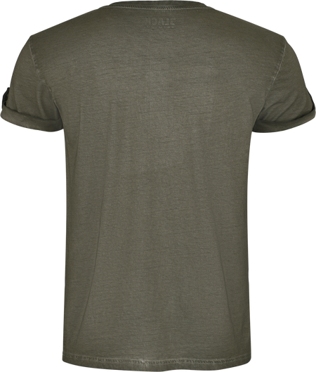 T-Shirt Manches courtes  de Black Premium by EMP - M à XXL - pour Homme - vert - Black Premium by EMP - View 2