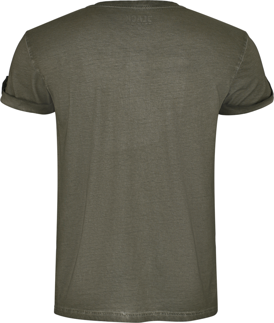 T-Shirt Manches courtes  de Black Premium by EMP - M à XXL - pour Homme - vert - Black Premium by EMP - View 2