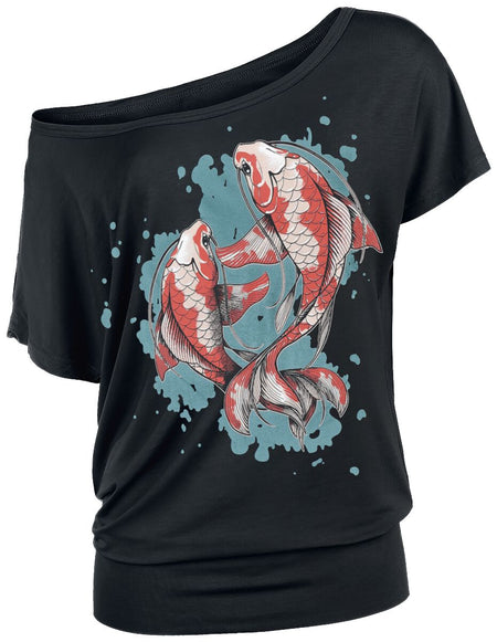 T-Shirt Manches courtes  de Full Volume by EMP - S - pour Femme - noir - Full Volume by EMP