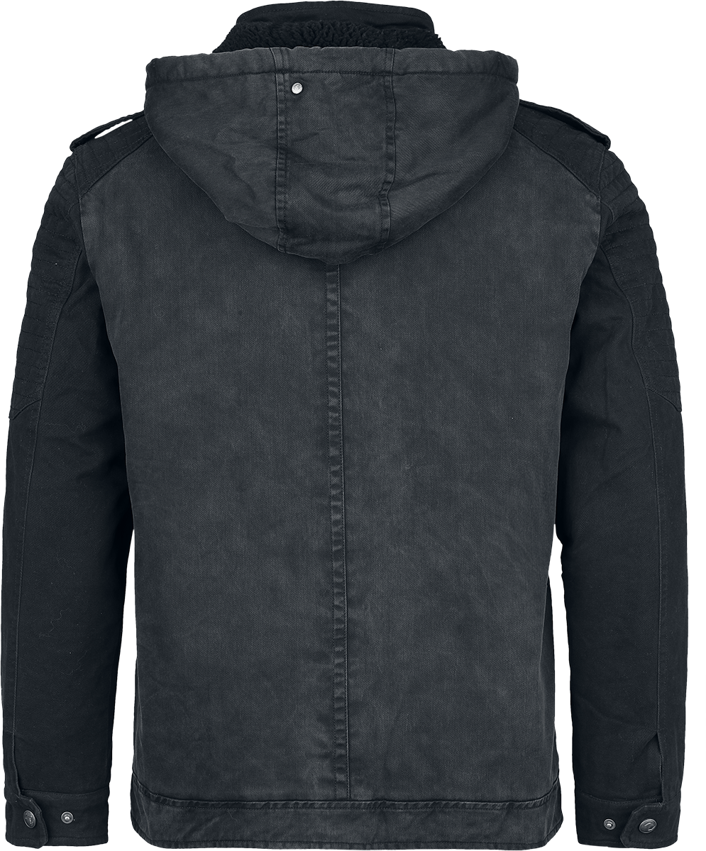 Veste d'hiver  de Black Premium by EMP - Veste Army Vintage - S à XXL - pour Homme - noir/gris - Black Premium by EMP - View 2