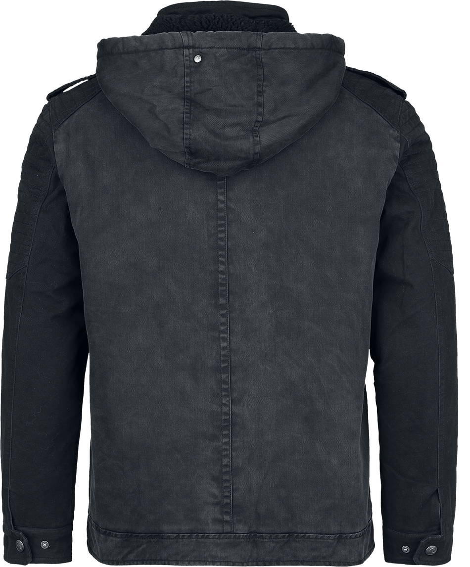 Veste d'hiver  de Black Premium by EMP - Veste Army Vintage - S à XXL - pour Homme - noir/gris - Black Premium by EMP - View 2