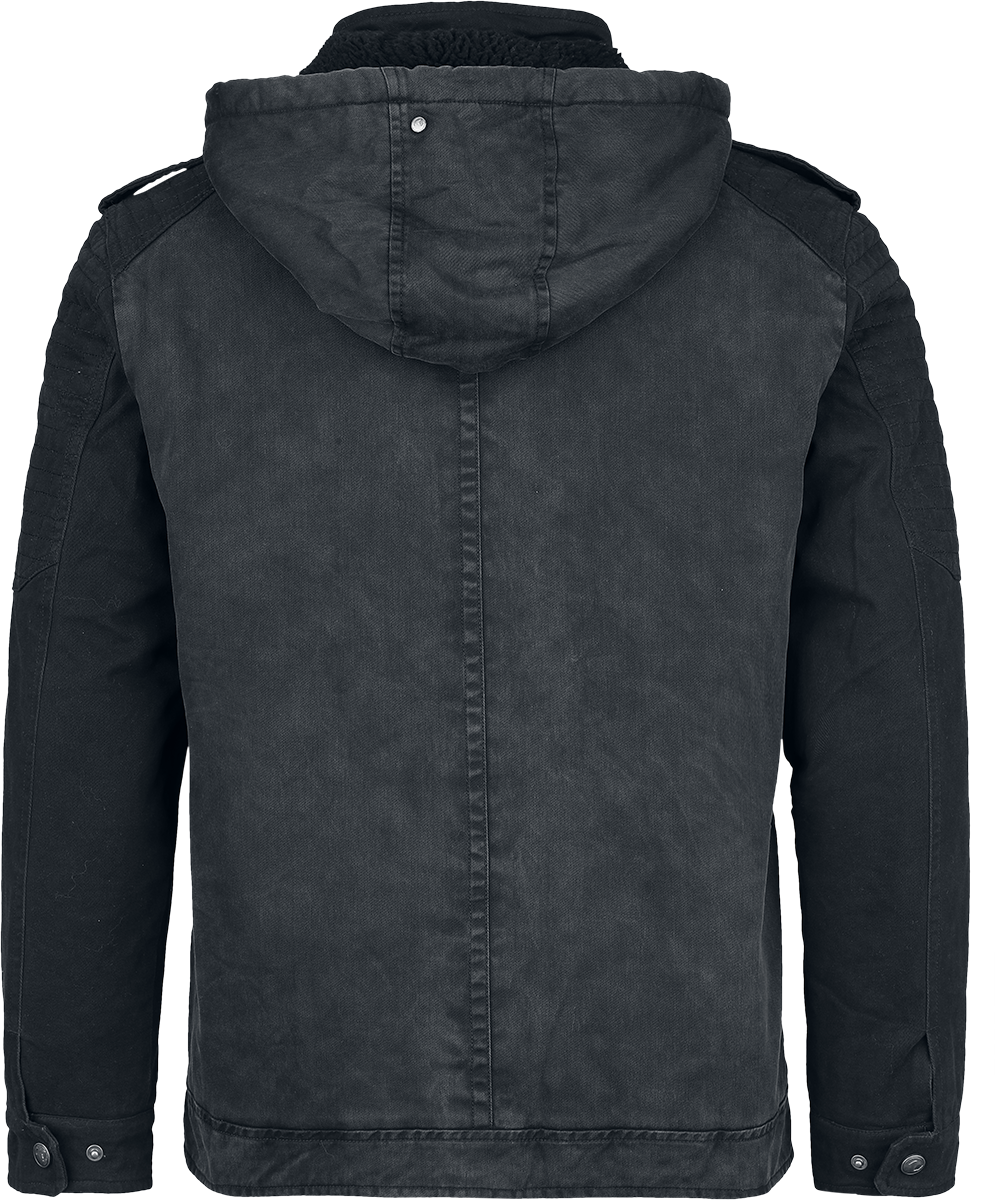 Veste d'hiver  de Black Premium by EMP - Veste Army Vintage - S à XXL - pour Homme - noir/gris - Black Premium by EMP - View 2