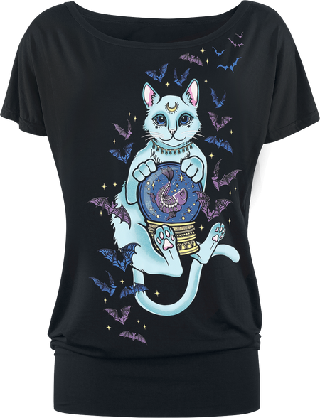 T-Shirt Manches courtes  de Full Volume by EMP - S à M - pour Femme - noir - Full Volume by EMP - View 2