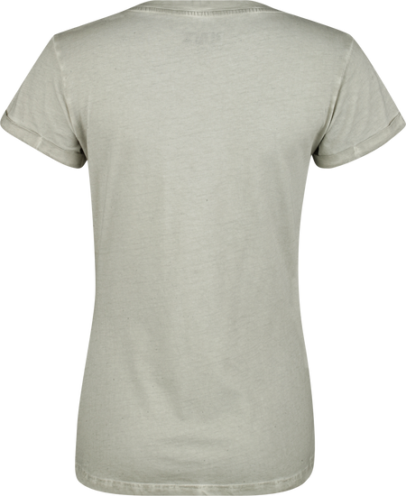 T-Shirt Manches courtes  de Black Premium by EMP - S à XXL - pour Femme - gris - Black Premium by EMP - View 2