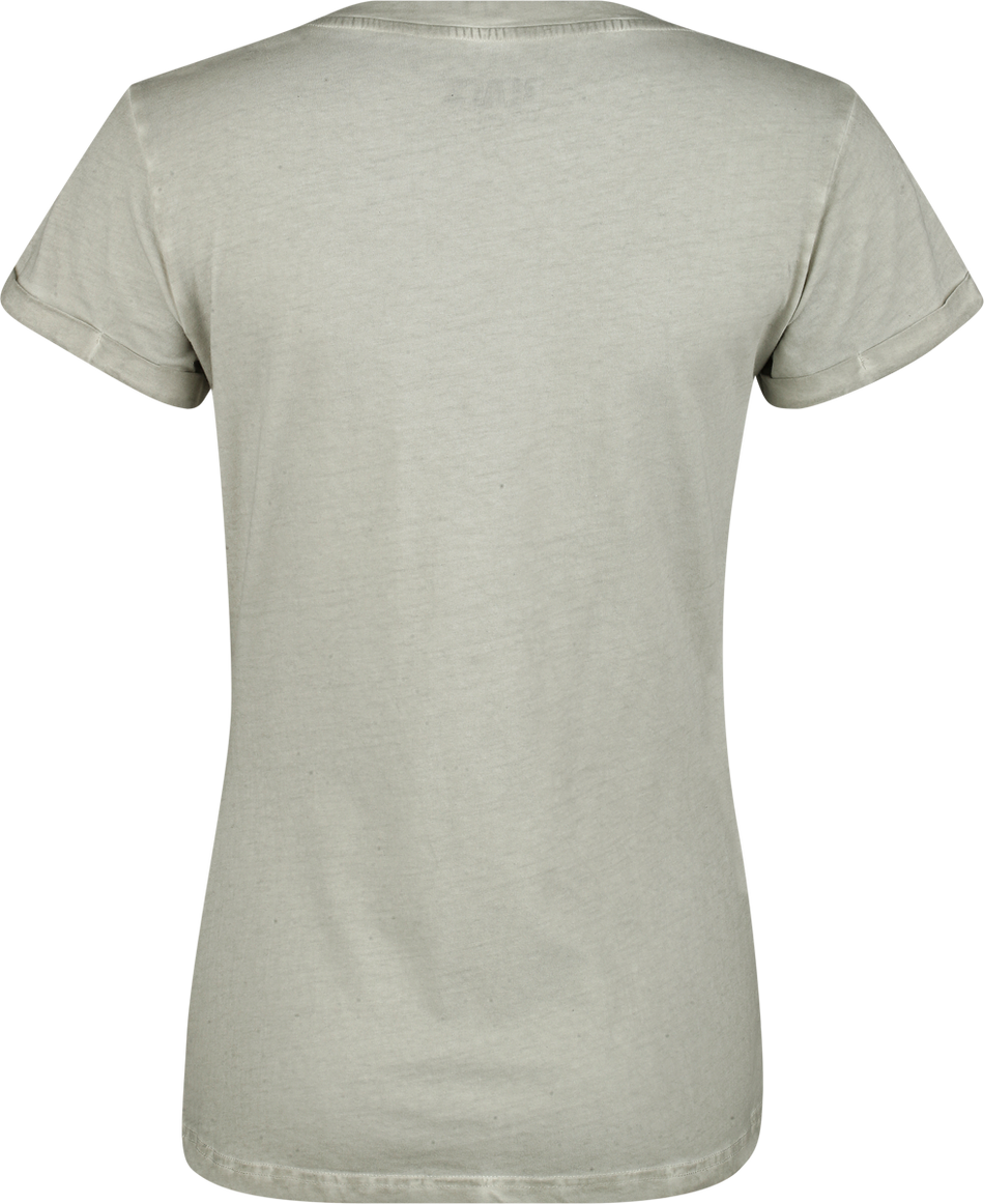 T-Shirt Manches courtes  de Black Premium by EMP - S à XXL - pour Femme - gris - Black Premium by EMP - View 2