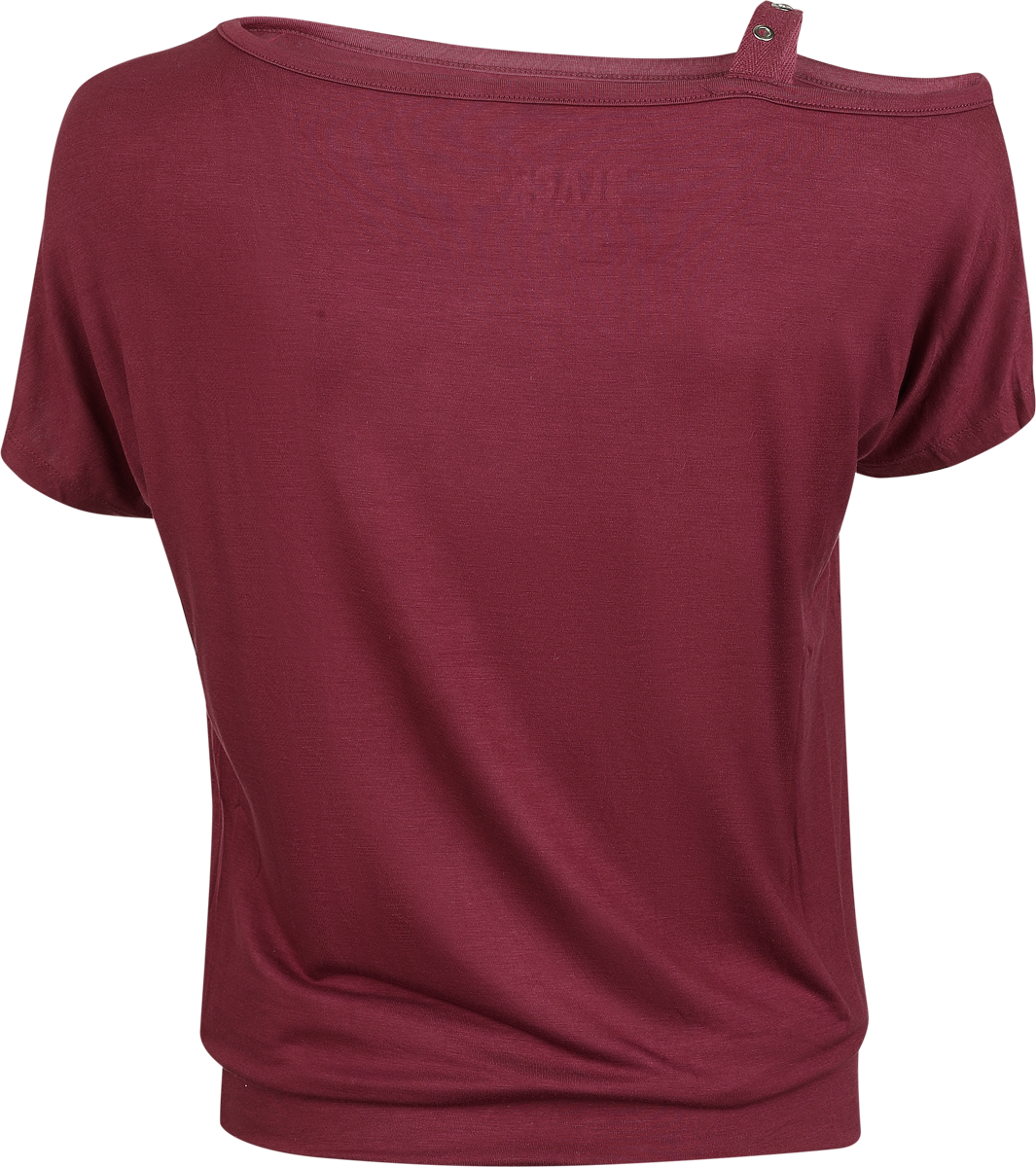 T-Shirt Manches courtes  de Black Premium by EMP - Haut - S à XXL - pour Femme - bordeaux - Black Premium by EMP - View 2