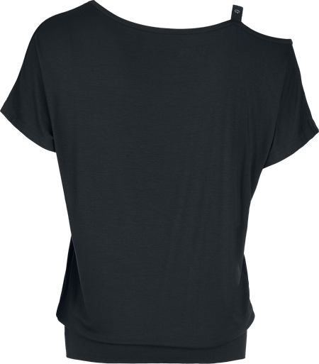 T-Shirt Manches courtes  de Black Premium by EMP - Haut - S à XXL - pour Femme - noir - Black Premium by EMP - View 2