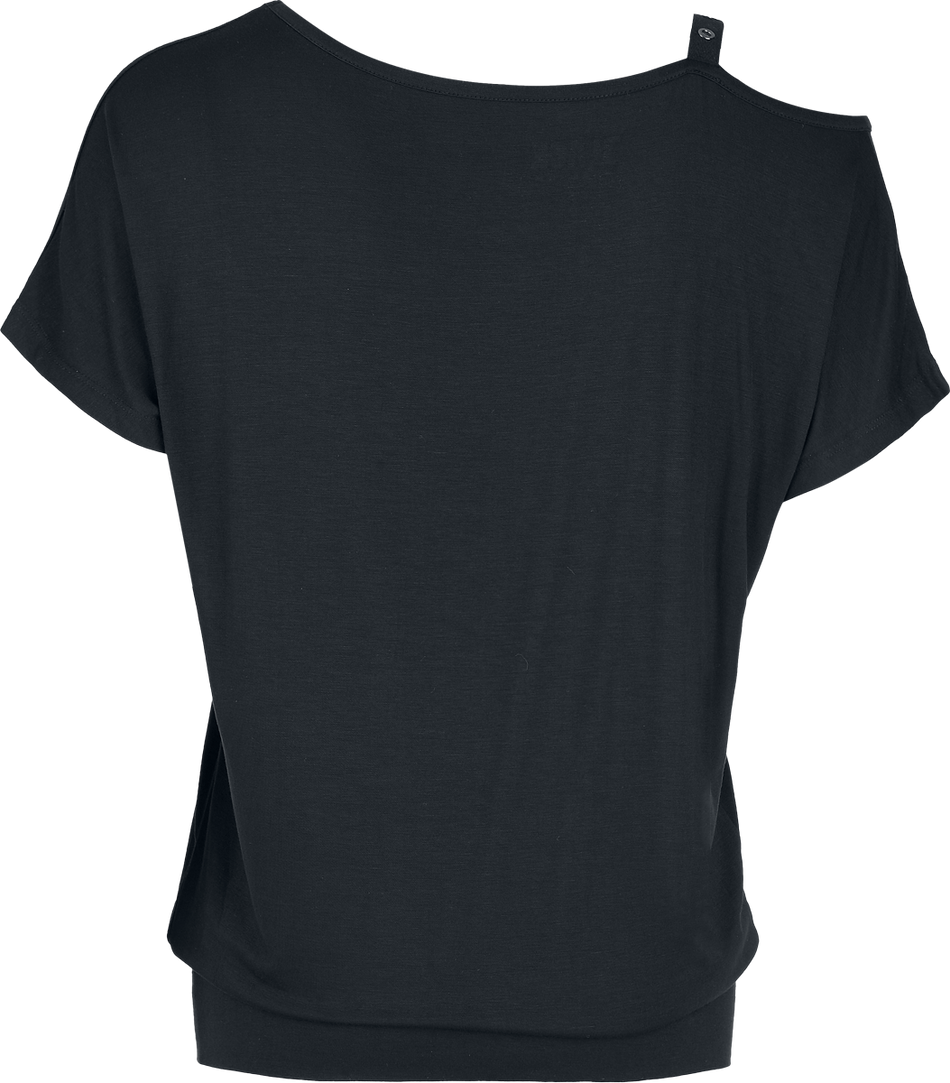 T-Shirt Manches courtes  de Black Premium by EMP - Haut - S à XXL - pour Femme - noir - Black Premium by EMP - View 2