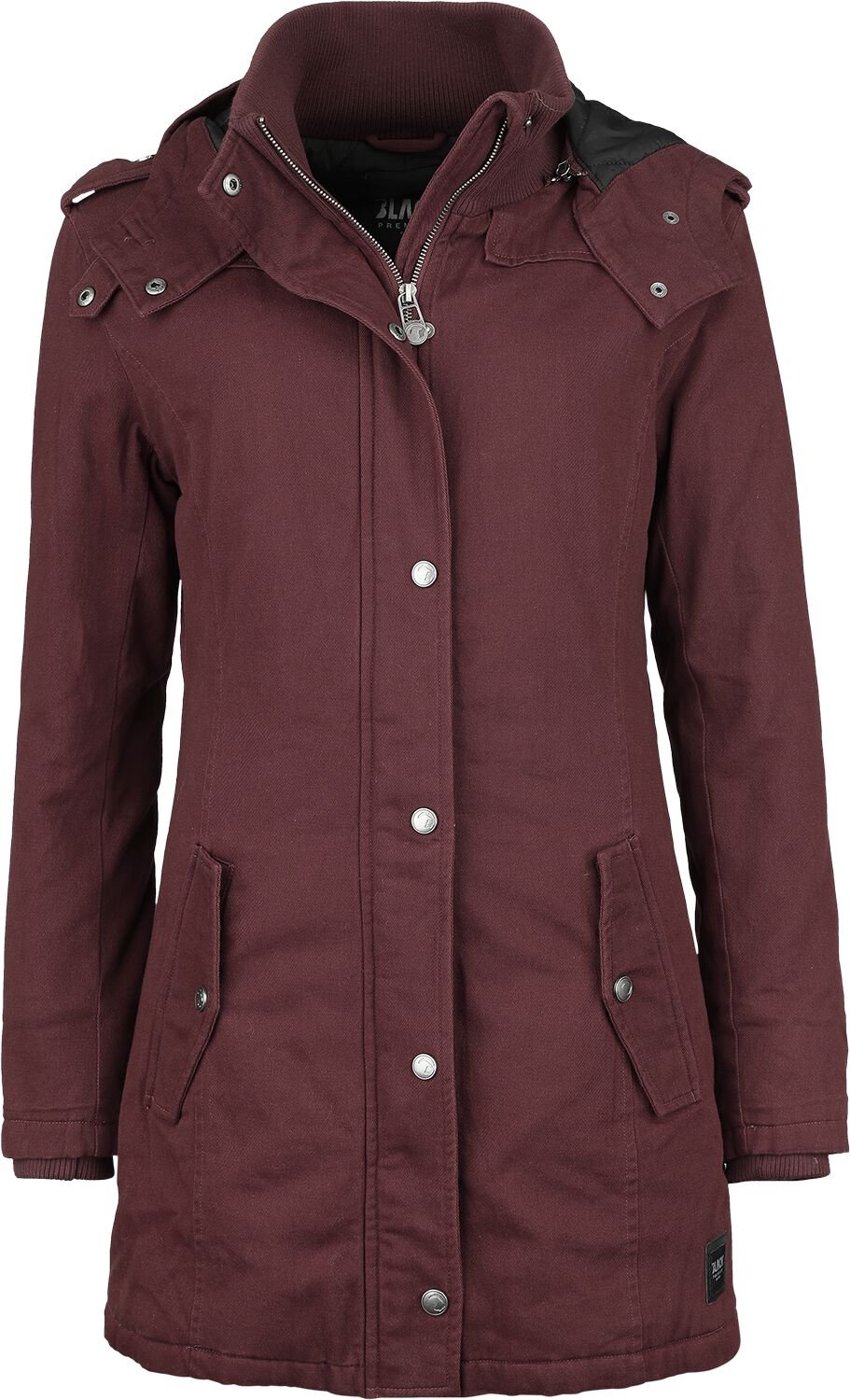Veste d'hiver  de Black Premium by EMP - Winter Jacket - S à M - pour Femme - bordeaux - Black Premium by EMP