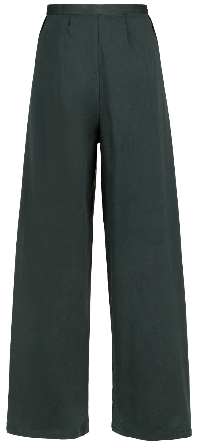 Pantalon en toile  de Black Premium by EMP - Pantalon Wrap à Motifs - S-M à XXL-3XL - pour Femme - vert foncé - Black Premium by EMP - View 2
