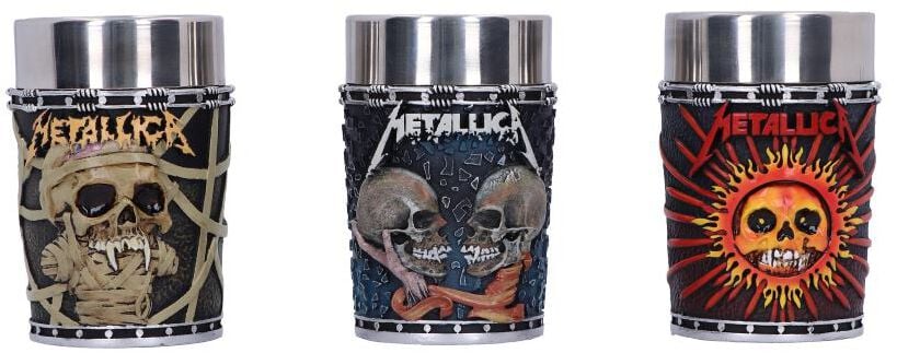 Verre à shot  de Metallica - Pushead Art Shot Glass Set - pour Unisexe - multicolore - metallica